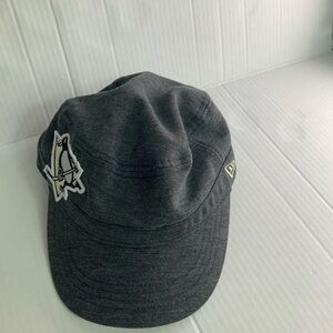 New Era Pittsburgh Penguins Cadet Hat Womens Gray Military Cap NHL Hockey